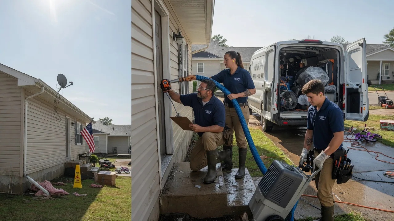Ceiling Water Damage Restoration in Holladay, TN near me